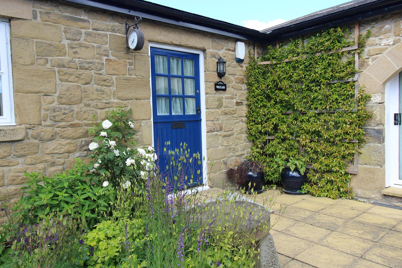 Wheatlands Cottage entrance | Burradon Farm Houses & Cottages