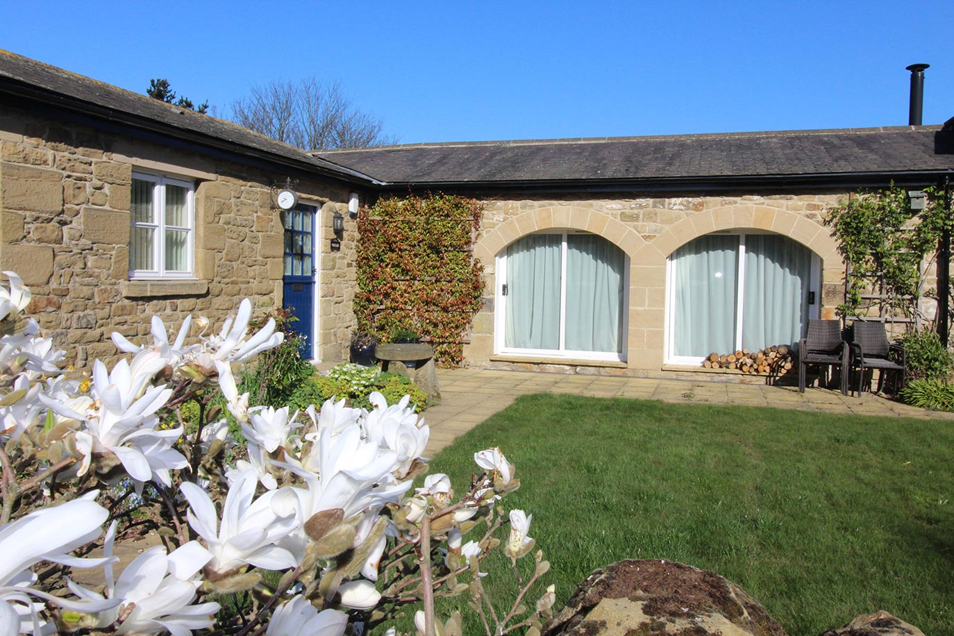 Wheatlands Cottage private garden | Burradon Farm Houses & Cottages