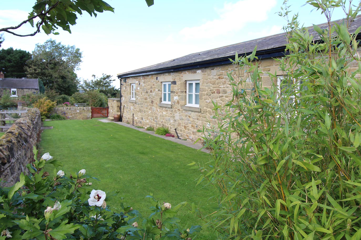 Wheatlands Cottage private garden |Burradon Farm Houses & Cottages